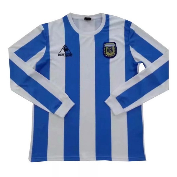 Authentic Camiseta Argentina 1ª ML Retro 1986 Azul